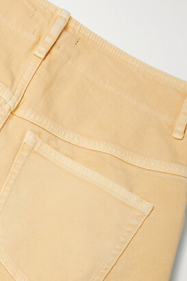 Isabel Marant Niliane Cropped High-rise Slim-leg Jeans - Yellow
