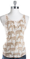 Thumbnail for your product : Lucky Brand Elephant Print Tank