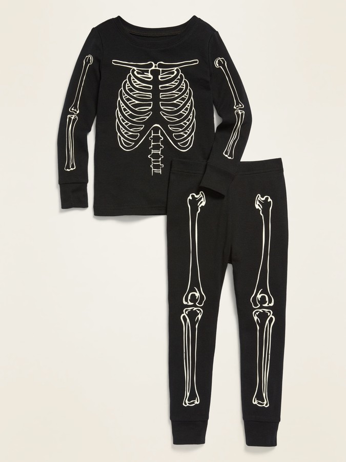 baby skeleton pajamas
