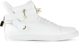 Buscemi clasp detail lace-up sneakers