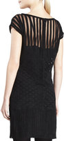 Thumbnail for your product : Grayse Suede Lattice Ribbon Dress, Black