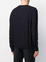 Thumbnail for your product : Emporio Armani patterned crew neck jumper