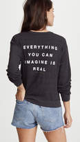 Thumbnail for your product : Spiritual Gangster Everything You Can Imagine Is Real Savasana Pullover