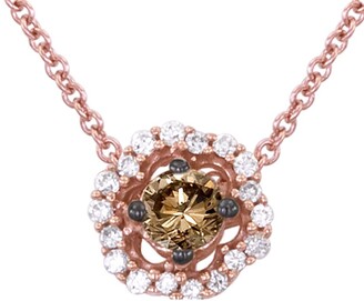 LeVian Grand Sample Sale 14K Strawberry Gold 0.27 Ct. Tw. Diamond Pendant Necklace