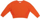 Thumbnail for your product : Stella McCartney Kids Frills cropped cotton sweatshirt