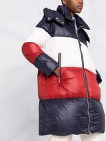 Thumbnail for your product : Tommy Hilfiger Colour-Block Puffer Coat