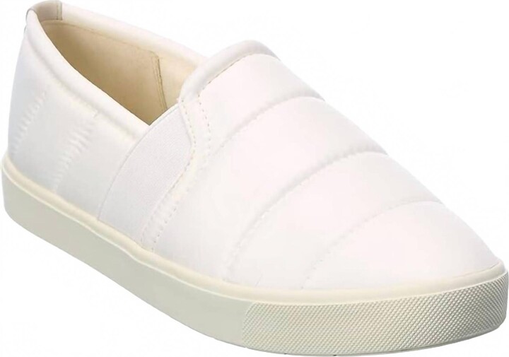 Vince Women's Blair Quilted Slip On Shoes In White