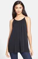 Thumbnail for your product : Milly Pleat Neck Tank