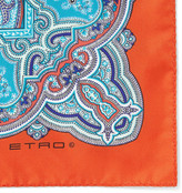 Thumbnail for your product : Etro Paisley Silk Pocket Square