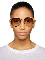 Thumbnail for your product : Chloé Round-frame Tortoiseshell Acetate Sunglasses