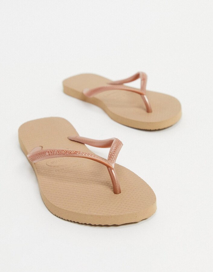 rose gold havaianas sale