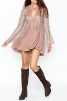 Thumbnail for your product : Umgee USA Lace Sleeve Tunic Dress