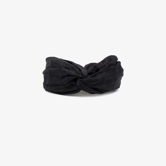 black and white fendi headband
