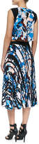 Thumbnail for your product : Elizabeth and James Caident Pleated Printed Skirt