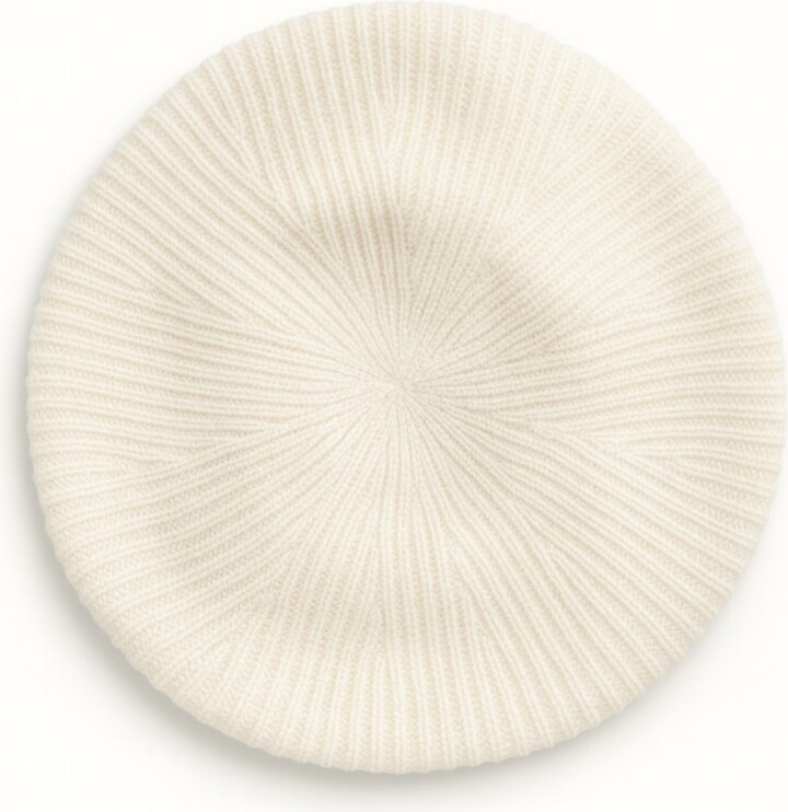 Beira Neutrals Pure Wool Beret – Cream