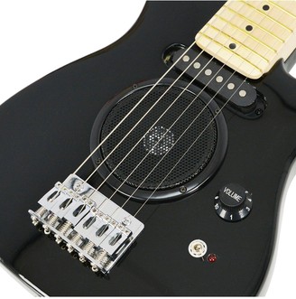 3rd Avenue 1/4 Size Electric Guitar With Integral Amp Black With Free Online Music Lessons