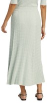 Thumbnail for your product : Proenza Schouler White Label Mini Geo Rib-Knit Maxi Skirt