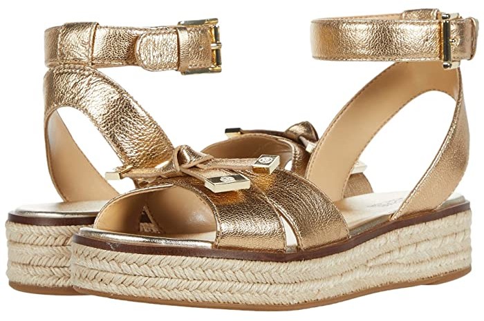 MICHAEL Michael Kors Ripley Sandal (Pale Gold) Women's Shoes - ShopStyle