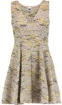 M Missoni Pleated Metallic Bouclé-Tweed Mini Dress
