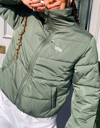 Vans Foundry V MTE puffer jacket in green - ShopStyle