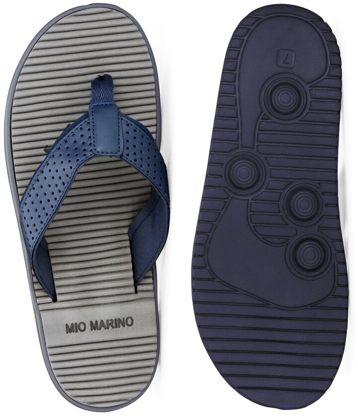 mens memory foam flip flops