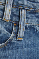 Thumbnail for your product : Frame Faded High-rise Wide-leg Jeans