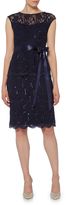 Thumbnail for your product : Eliza J Tiered lace dress with waist tie