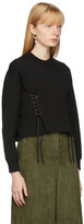 Thumbnail for your product : Chloé Black Merino Corsetted Crewneck