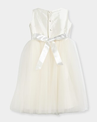 Isabel Garreton Enchanting Lace-Trim Silk & Tulle Dress, Size 7-10