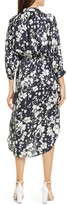 Thumbnail for your product : Joie Emmalyn Floral Satin Midi Shirtdress