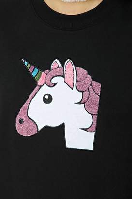 Forever 21 Embroidered Unicorn Sweatshirt