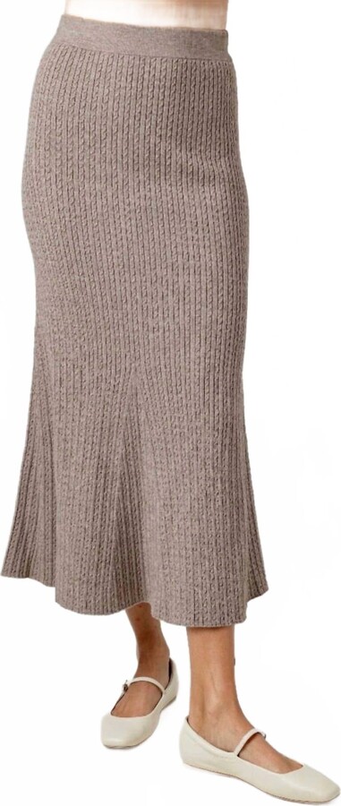 Sundays Rosalind Skirt In Chestnut