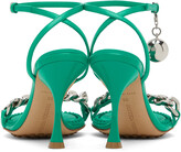 Thumbnail for your product : Bottega Veneta Green Dot Heeled Sandals