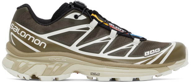 salomon brown sneakers
