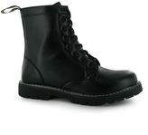 Thumbnail for your product : Miso Womens 8 Eyelet Ladies Ankle Boots Shoes Lace Up Round Heel Textile
