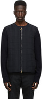 Thumbnail for your product : Dunhill Navy Quilted Vest
