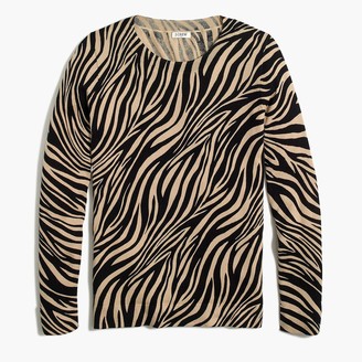 zebra print jumper dress