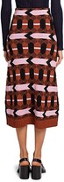 Thumbnail for your product : Prada Intarsia Knit Midi Skirt