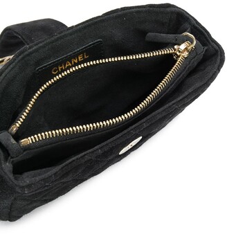 Chanel Pre-owned 2002-2003 Rue Cambon Cosmetic Pouch - Black