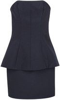 Thumbnail for your product : Finders Keepers Good Life navy crepe bustier dress
