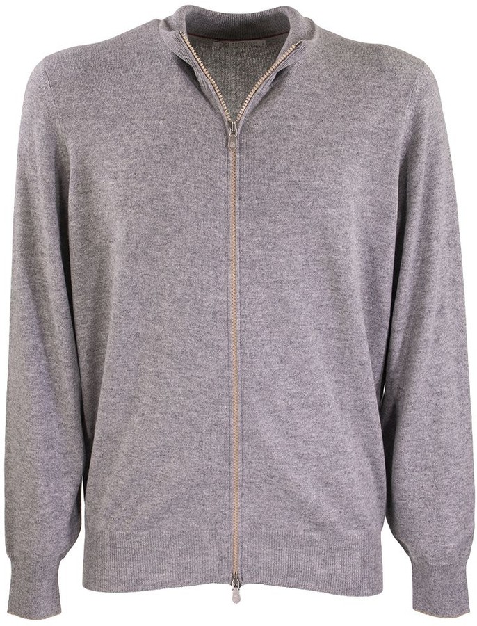 two way zipper cardigan