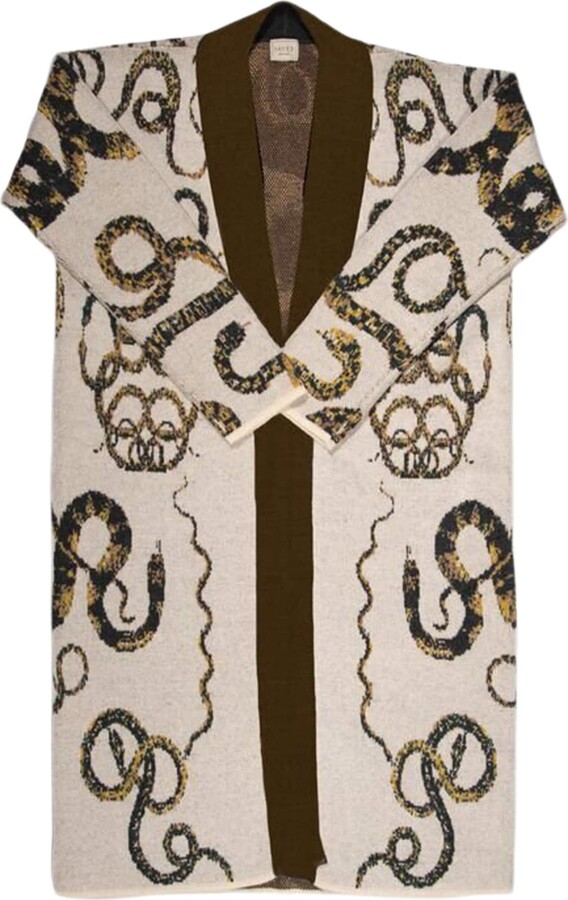 SAVED NY Cashmere Serpents Robe