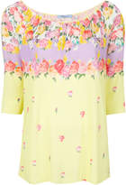 Blumarine floral print blouse 
