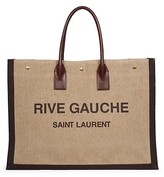Thumbnail for your product : Saint Laurent Rive Gauche Linen Tote