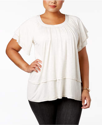 Style&Co. Style & Co Plus Size Off-The-Shoulder Top, Created for Macy's