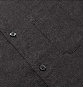 Club Monaco Slim-Fit Button-Down Collar Cotton-Flannel Shirt