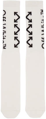 Off-White White and Black Arrows Socks