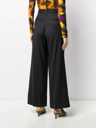 Ganni High-Waisted Tailored Trousers