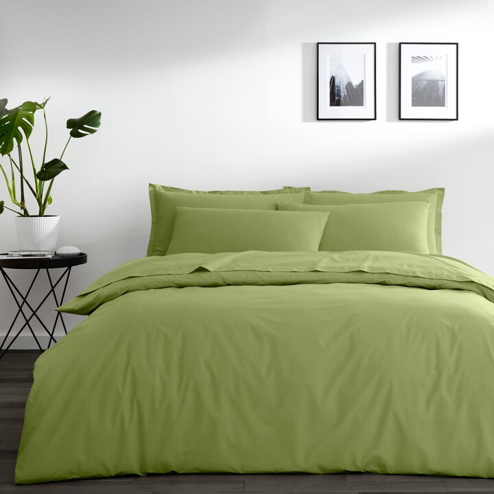 Dunelm Pure Cotton Duvet Cover Green ShopStyle