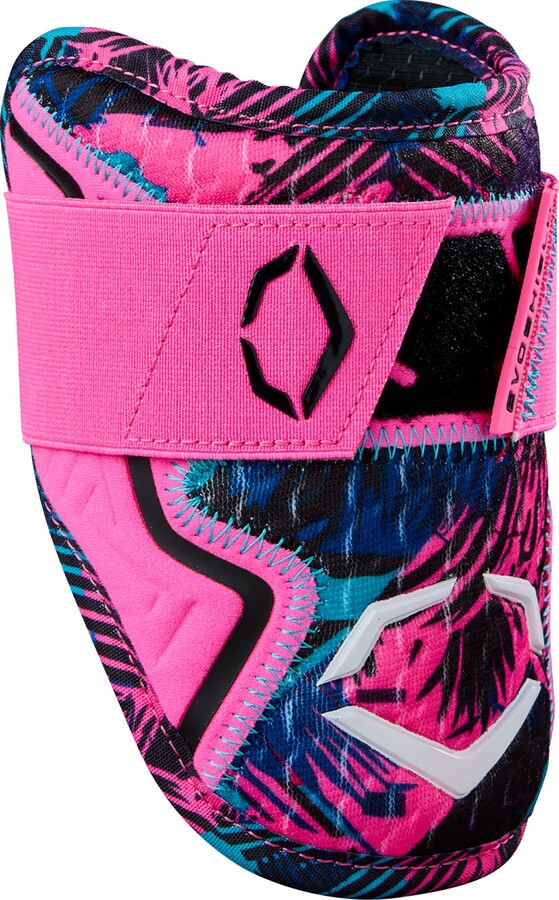 EvoShield Miami Vice Pro-SRZ 2.0 Batter's Elbow Guard, Small, Navy/Pink